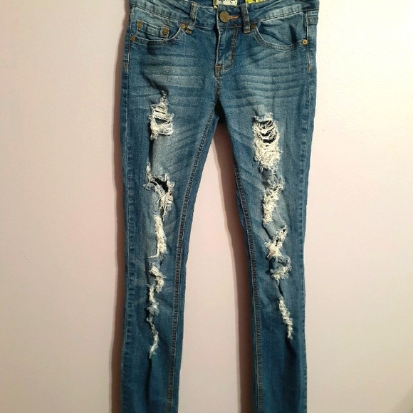 Junior Skinny  ripped jeans - Picture 1 of 8